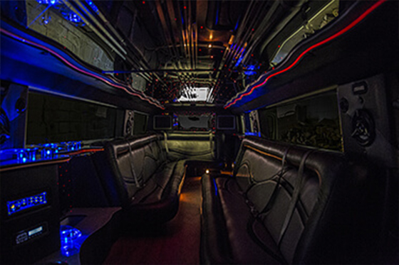 Party bus with great sound system to visit san marcos